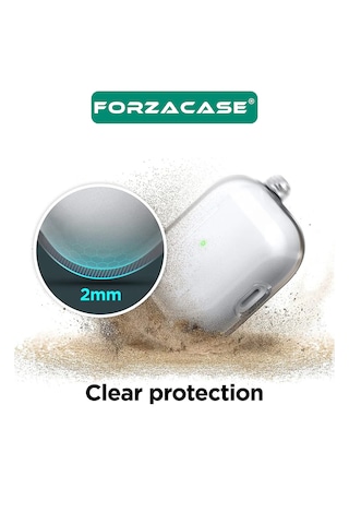 Forzacase Huawei Freebuds Se 4 İle Uyumlu Şeffaf Anahtar Askılıklı Bluetooth Kulaklık Kılıfı - Fc927 Şeffaf