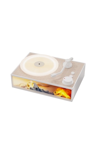 Premium Aromaterapi Vinil Bluetooth Hoparlör-beyaz