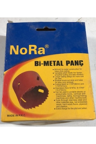 210 Mm Bimetal Panç Ahşap Metal Nora