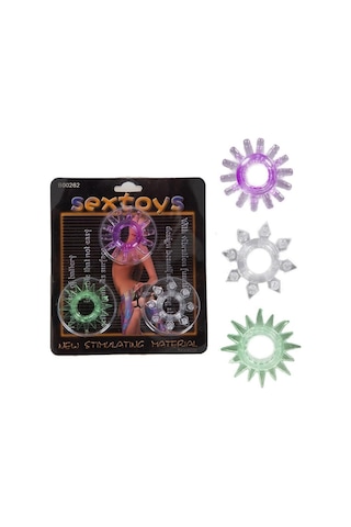 Erofoni Love Ring Triple 3 Adet Penis Halkası Seti