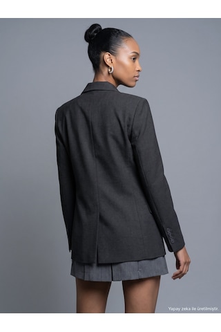 Dilvin 60822 Blazer Ceket-kahve