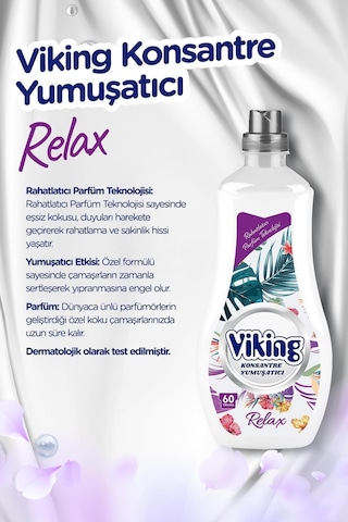 Konsantre Çamaşır Yumuşatıcısı Relax 1440 Ml 6 Adet Diğer