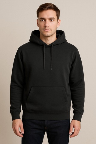 Hmo Store Unisex Bmw Logolu Spor Şık Hoodie Rahat Ve Tarz Siyah
