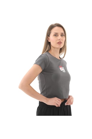 Converse Love Letter T-shırt Kadın T-shirt Gri 10027383-010 Gri