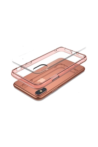 Ringke Fusion Apple Uyumlu iPhone X İle Kılıf Rose Gold