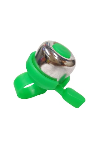 Sarissa Çocuk Bisikleti Zil 1. Kalite Plastik Gövde Metal Çan Yeşil Gümüş Gümüş - Yeşil