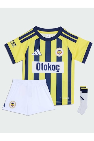 Fenerbahçe S.k. Çubuklu Forma 26/27 Miniset İç Saha Forması Lacivert - Sarı