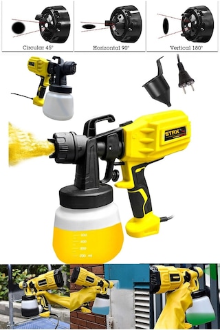 Staxx Power EST5000 5000 W Elektrikli Sprey Boya Dezenfektan Tabancası