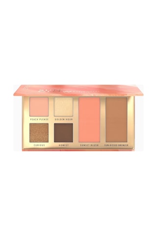 Catrice Catrıce Sun Glow Göz Ve Yanak Paleti, 6 Renk, Allık, Aydınlatıcı, Mat, Işıltılı Göz Farı 01 Fairy Pink