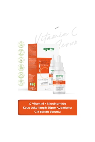 Agarta Aydınlatıcı Koyu Leke Karşıtı Vitamin C Serum 30 ML