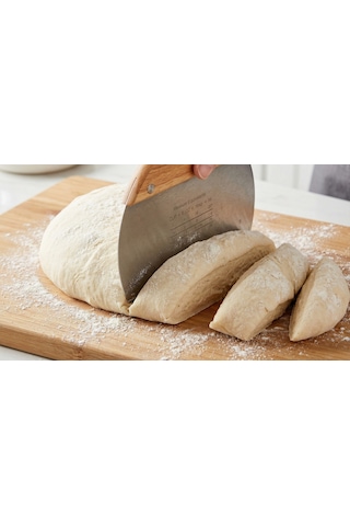 Ecowood Bambu Hamur Spatula Açık Kahverengi