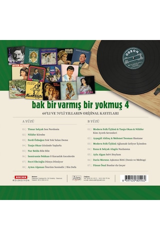 Bak Bir Varmış Bir Yokmuş Vol.4 Plak