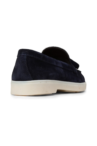 Deery Kadın Hakiki Süet Lacivert Püsküllü Loafer - 02040zlcvc01