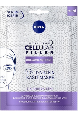 Nivea Celluar Filler Dolgunlaştırıcı 10 Dakika Kağıt Maske