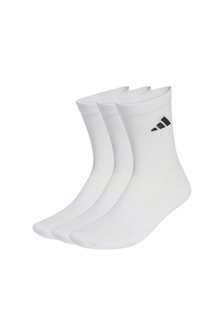 Adidas Cushioned Sportswear Crew 3'lü Unisex Beyaz Günlük Stil Çorap Jz0530 Beyaz
