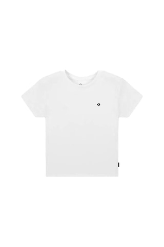 Converse Kadın T-shirt Cropped 10027252 Beyaz