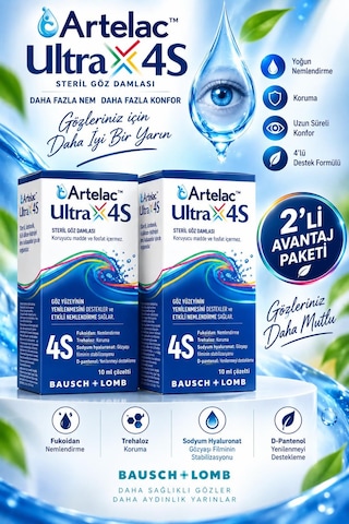 Artelac Ultra 4s Göz Damlası 10 Ml 2 Adet