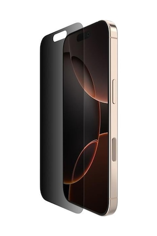Belkin Ova169hq Screenforce Invisiglass İphone 16 Pro Uyumlu Kolay Hizalama Tepsili Antimikrobiyal Privacy Ekran Koruyucu