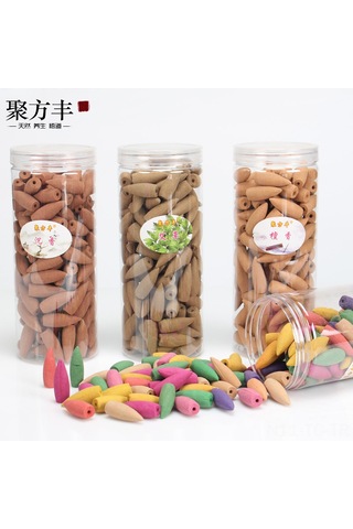 Skycity Ev Kullanıma Uygun Gül Kokulu Renkli Ters Akışlı Fumigasyon Tüp İçin 168 Adet Taze Sakal Sandal Koku İçme İçerikli İnce Ve Uzun Tüp Fumigasyon