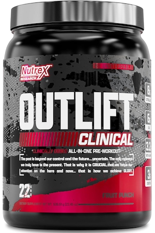 Nutrex Research Outlift Clinical Pump Preworkout With Creatine Eaa Amino Acid Complex 630 Gr Karışık