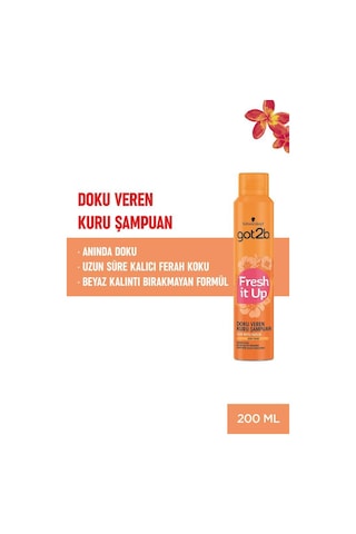 Schwarzkopf Got2b Fresh It Up Texture Kuru Şampuan 2 x 200 ML