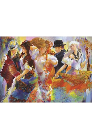 Anatolian 3000 Parça Gökkuşağı Melodisi Puzzle (city Of Rainbows)