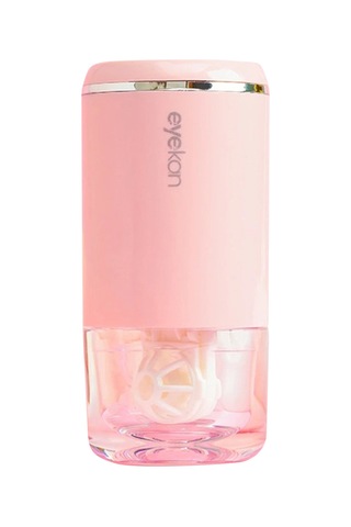 Vkemall Plastik Ultrasonik Lens Temizleyici - Güneş Gözlüğü, Mücevher Ve Parça Temizliği İçin Otomatik 3 Dakika Süre - Pembe