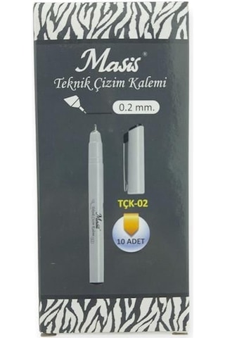 Masis Çizim Kalemi 0,2mm 10 Lu Paket