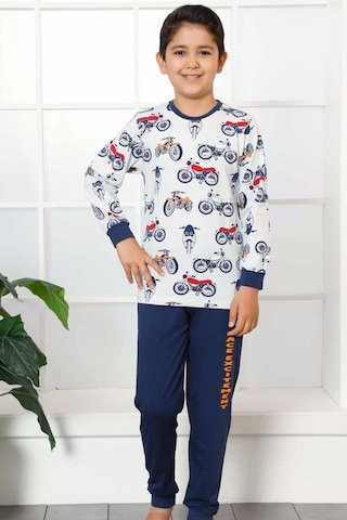 Alimer Erkek Çocuk Uzun Kollu Pijama Takımı Edy5160Uk-I