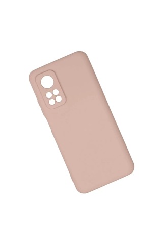 Newface Xiaomi Mi 10t Kılıf Nano İçi Kadife Silikon - Pudra
