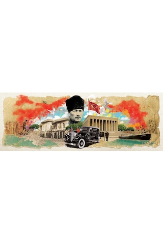 Art Puzzle Atatürk Kolajı 1000 Parça Panorama Puzzle