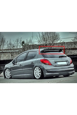 Peugeot 207 Rc Spoiler Fiberglass Boyasız