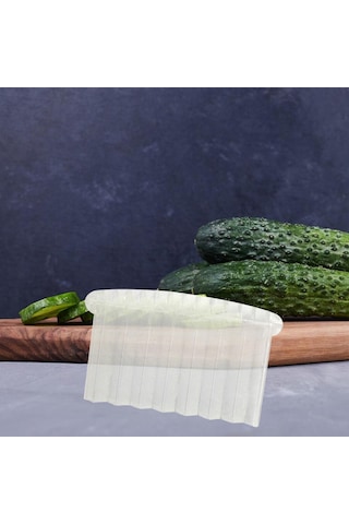 Homyl Otel Restoran Mutfağı Için Salatalık Kırışık Kesici Beyaz