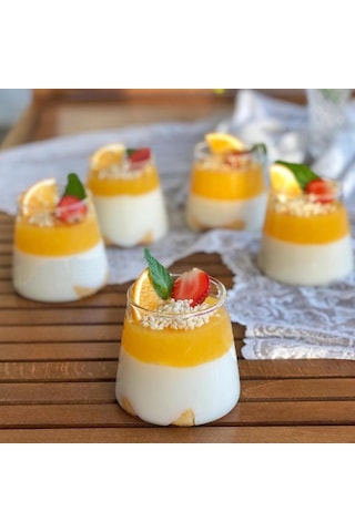 Perotti 6'lı Esposito Cam Magnolia Cup  300 ML Bardak 12431