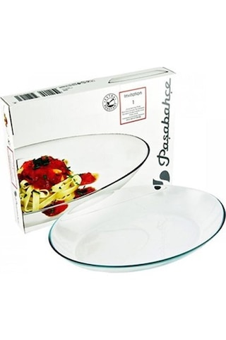 Modern Cam Sunum Tabağı Meyve & Salata Şeffaf