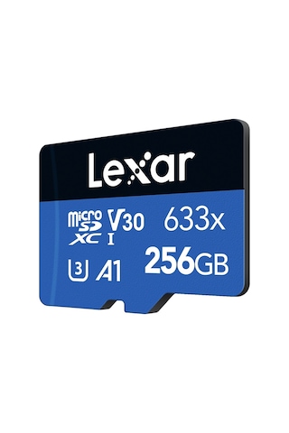 Sones Lexar 633x 256gb Yüksek Hızlı Cep Telefonu Kamera Hafızası Tf Kartı Anahtarı Genişletme Sürüş Kaydedici Özel Depolama Flaş Bellek Kartı