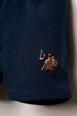 U.s. Polo Assn. Erkek Bebek Krem Şort Takım Krem
