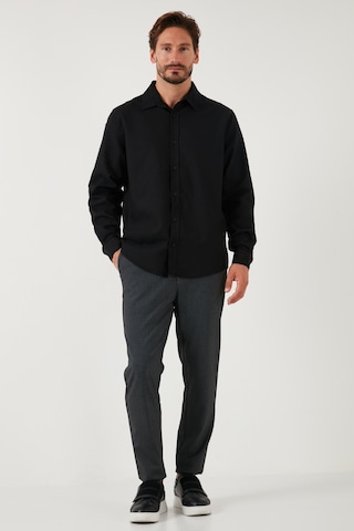 Buratti Streç Pamuklu Regular Fit Erkek Gömlek Cf25W128861 Siyah