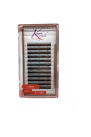 Kaşmir Kirpik I - Lash  0.07 MM C Mix Kutu Pratik 5D Demet Kirpiği