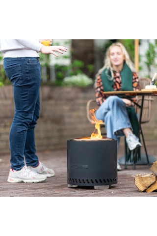Redfire Volcano Yeni Nesil Ateş Çukuru Black-large Dumansız Portatif Şömine Bahçe Ve Kamp Sobası