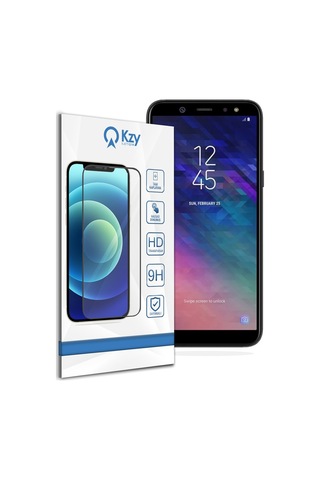 Samsung Galaxy Uyumlu A6 2018 Tam Kaplayan Temperli Ekran Koruyucu Cam (485382884)