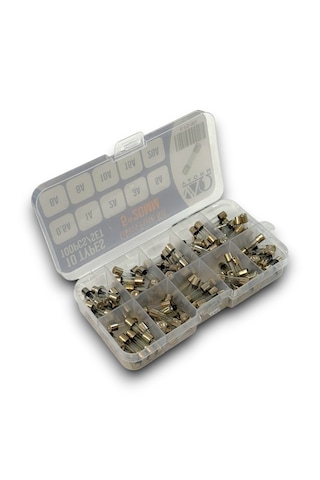 5x20mm Cam Sigorta Seti 10 Tip 100 Parça