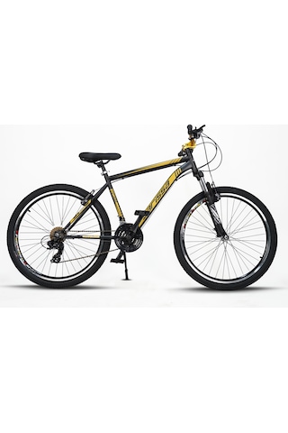 Sarissa Moon 26" Jant Mtb Ön Amortisörlü Shimano 21 Vites V Fren Wake Gidon Dağ Bisikleti Siyah Sarı