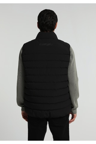Colin's Colins Regular Fit Dik Yaka Fermuarlı Astarlı Erkek Siyah Yelek Cl1082078 Q1.v1 Blk