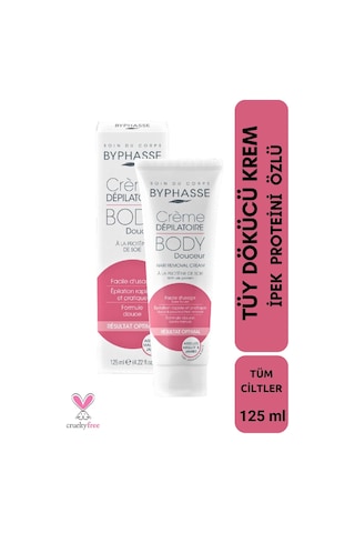 Byphasse İpek Proteini Özlü Tüy Dökücü Krem 125 ML