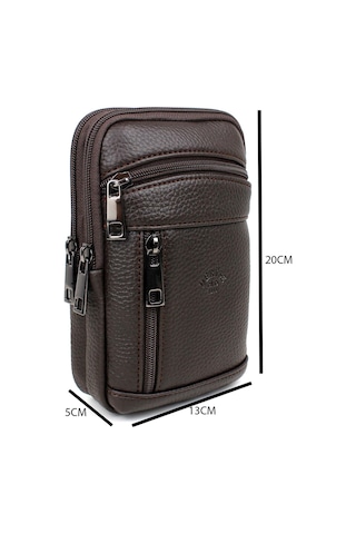 K.rengi Erkek Çanta Omuz Askılı Çanta Postacı Erkek Omuz Çantası Kahverengi