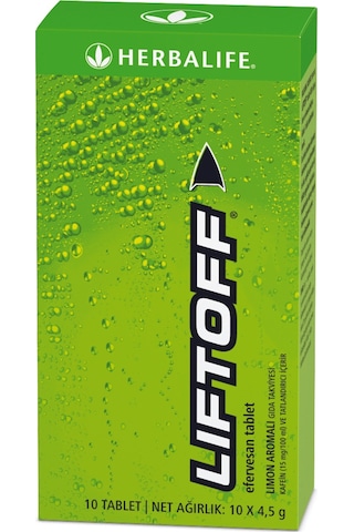 Herbalife Liftoff Efervesan İçecek Limon Aromalı Herbalife Liftoff Efervesan İçecek Limon Aromalı