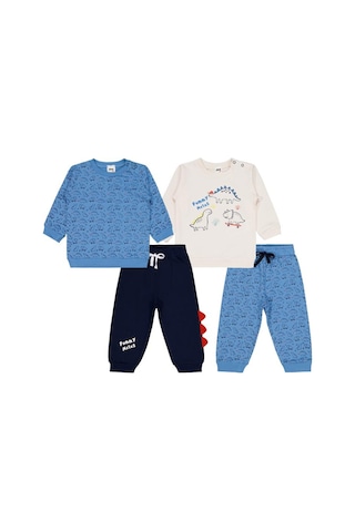 Civil Baby Dinazor Baskılı 2'li Set 6-18 Ay Takım - Standart
