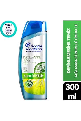 Head & Shoulders Derinlemesine Temiz Yağlanma Kontrollü Şampuan 300 ML