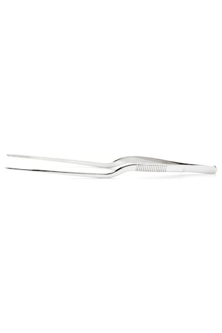 Biradlı Şef Dekor Cımbızı 20,5 Cm Gümüş Biradlı Şef Dekor Cımbızı 20,5 Cm Gümüş